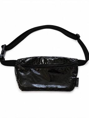 FYDELITY Black Vinyl Bum Sling Belt Lightweight Bag NWOT